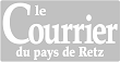 Logo Le Courrier du pays de Retz noir et blanc