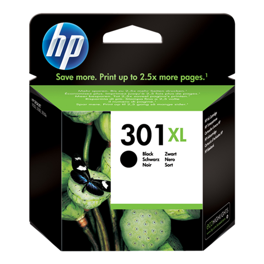 HP 301XL Noir et Couleur, Lot de 2 cartouches encre compatibles HP  CH563EE/CH564EE