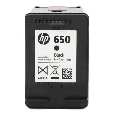 Rachat cartouche encre HP 650 Noir - CZ101AE vide