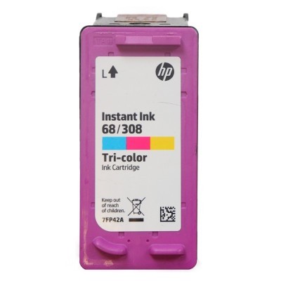 Rachat cartouche encre HP 68/308 Couleur Instant Ink Large - 7FP42A vide