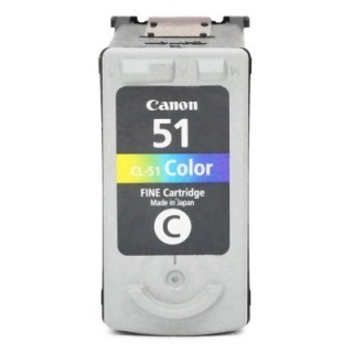 Rachat cartouche encre Canon CL 51 Couleur vide