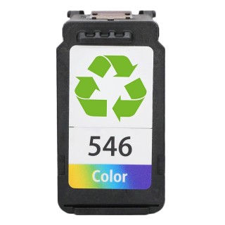 Rachat cartouche encre Canon CL 546/546XL Noir recyclée ou remanufacturée vide