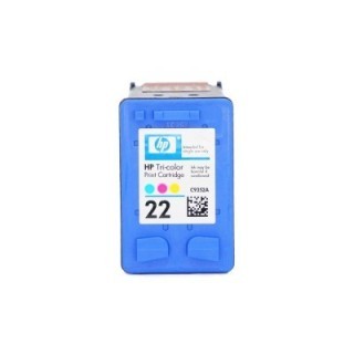 Rachat cartouche encre HP 22 Couleur basse capacite - C9352A / C9352G vide