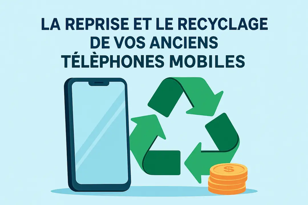 Reprise et Recyclage de vieux téléphones portables