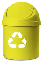Poubelle jaune