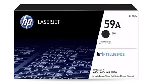 Photo d'une cartouche laser ou toner de marque originale HP