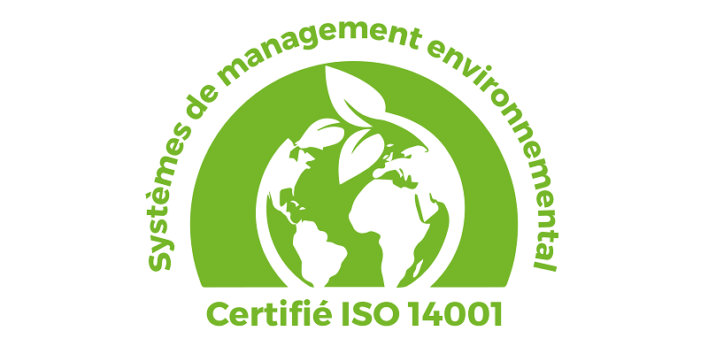 Logo de système de management environnemental iso 14001