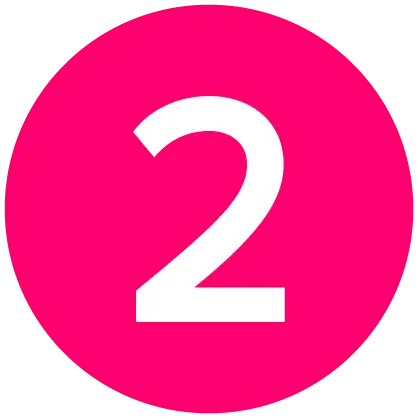 Visuel magenta de l'étape 2 du recyclage de cartouche d'imprimante