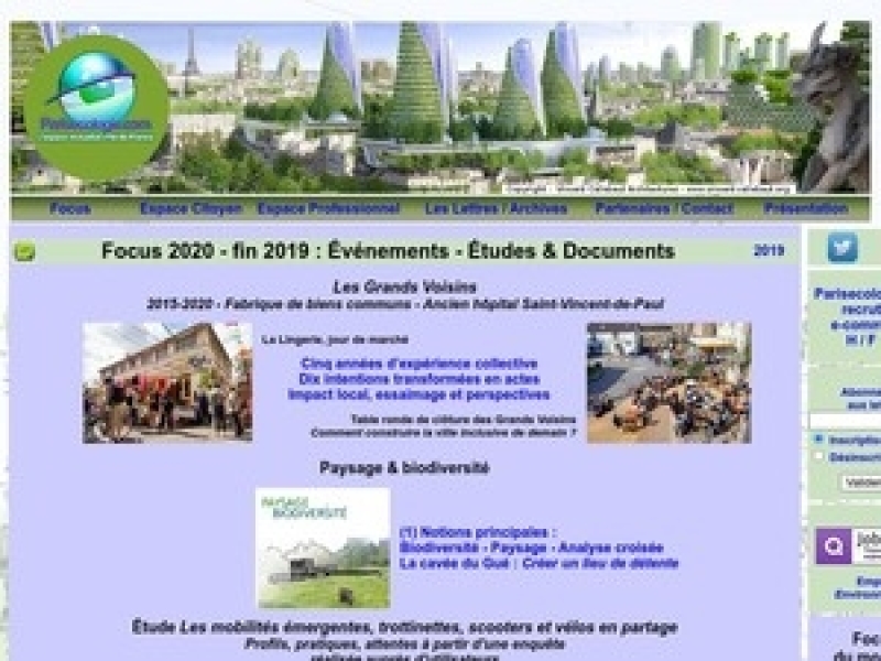  Présentation de Parisecologie.com