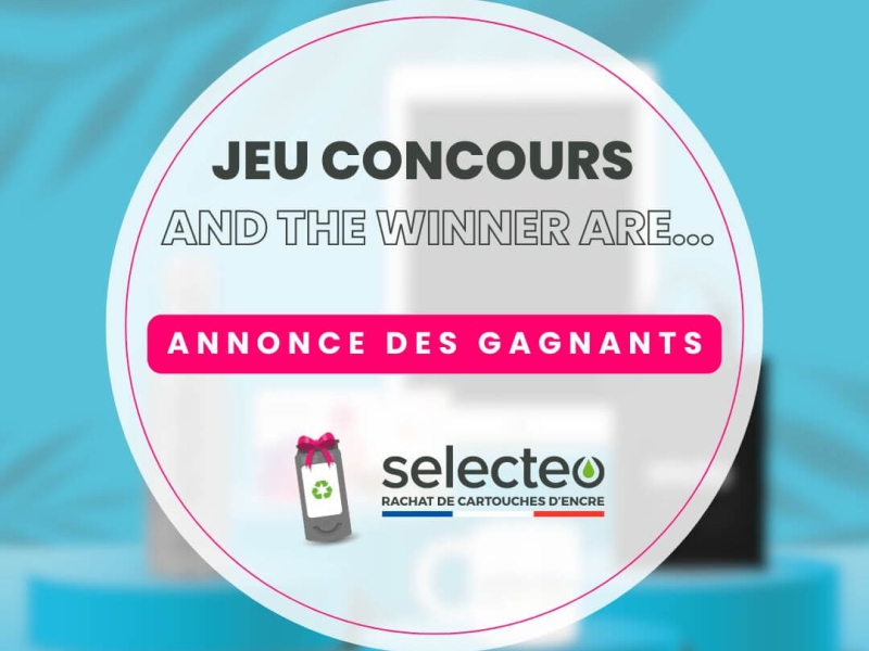  Résultats des gagnants du grand concours Selecteo