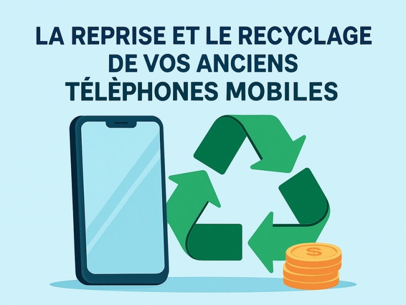  La reprise et le recyclage de vos anciens téléphones mobiles
